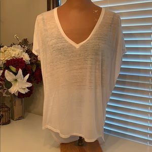 White express burn out short sleeve T-shirt